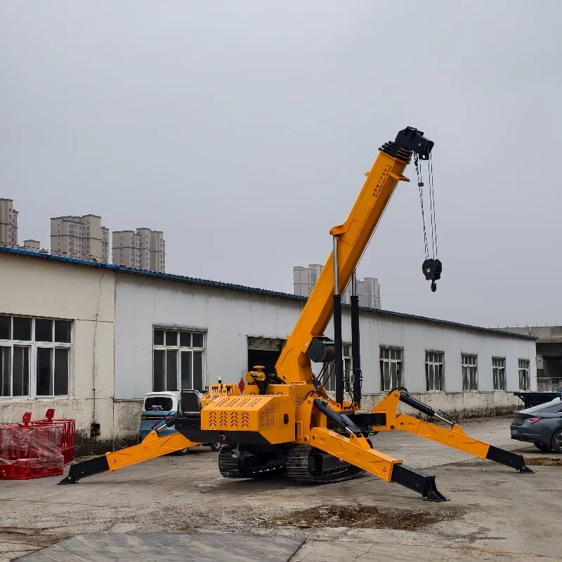 Factory Direct Sales Powerful Spider Crane 5 T with Reliable Lifting Ability for Industrial Equipment Installation Applications
