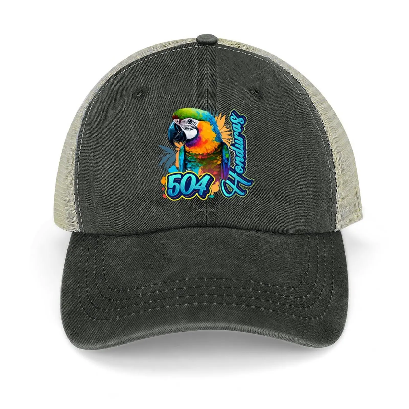 

Scarlet Macaw Honduras Baseball Cap Gentleman Hat tea Hat Male hat Snap Back Women's Golf Wear Men's