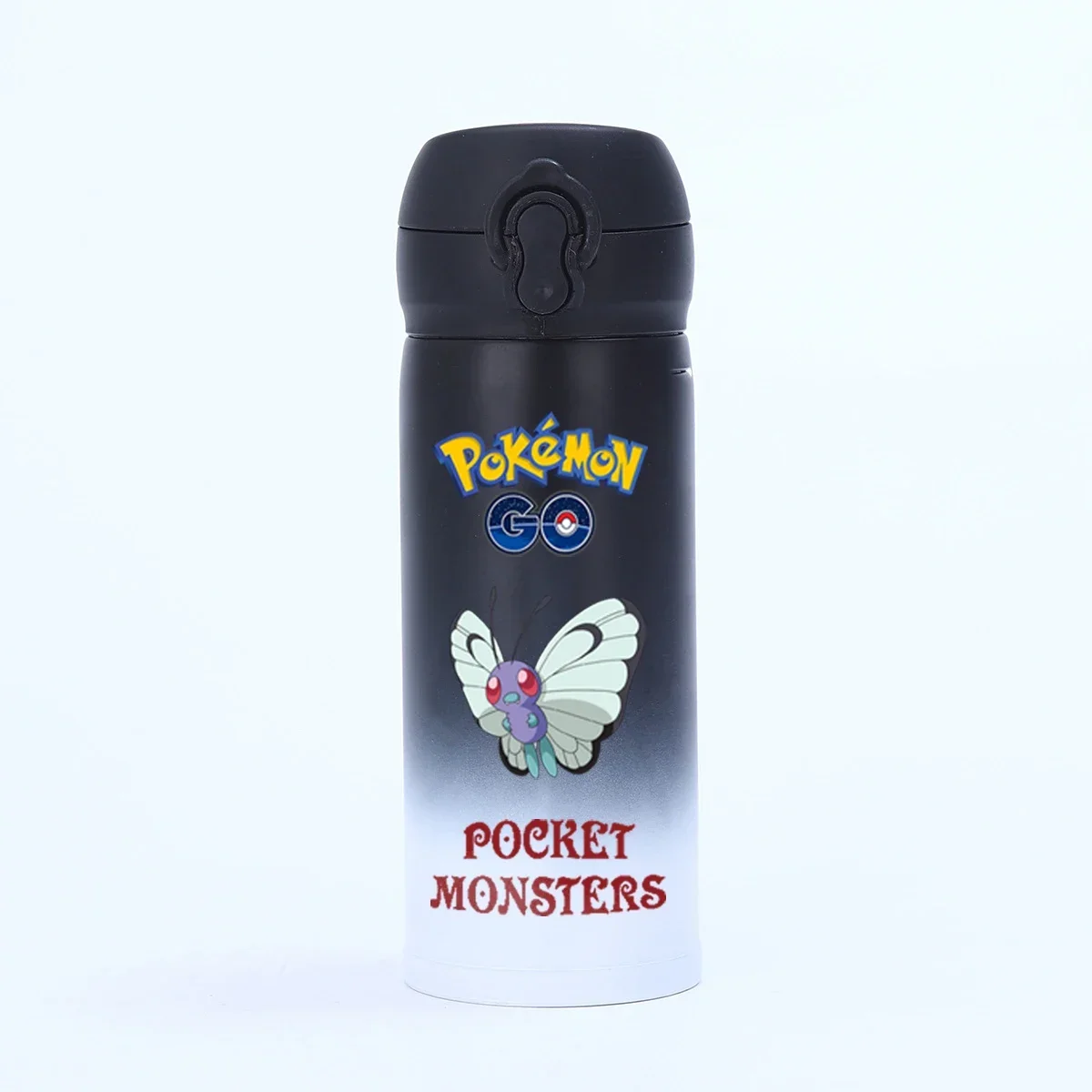 New Cartoon Pokemon Children's Thermos Mug Large Capacity with Lid Drinkable Water Cute Thermos Student Outdoor Portable