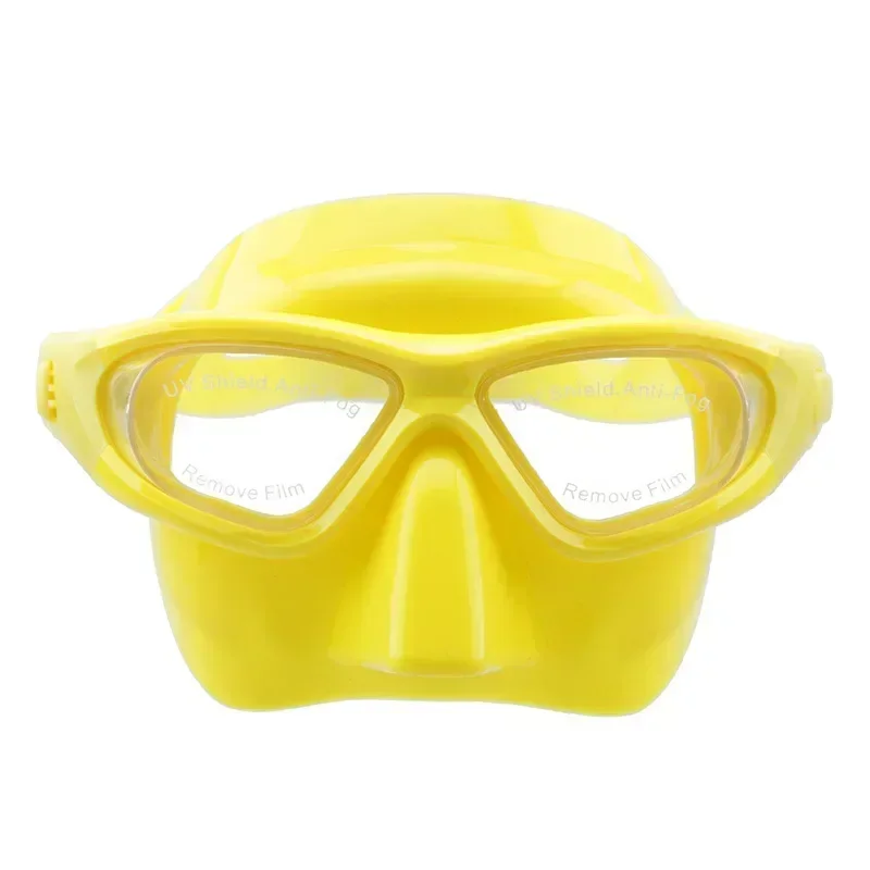 

Swimming Goggles Glasses Liquid Silicone snorkeling Mask with Nose Cover,Anti-fog Spray,Free Diving Mask PC plastic Lens