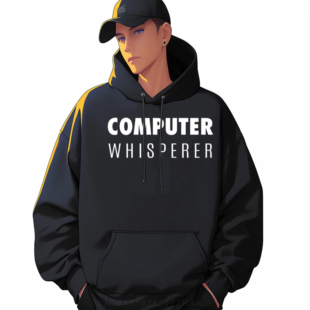 

Gift for Computer Tech + Programmer THE COMPUTER WHISPERER Mens Designer Hoodies Meme Sweater Camisetas Hombre HOLIDAYS