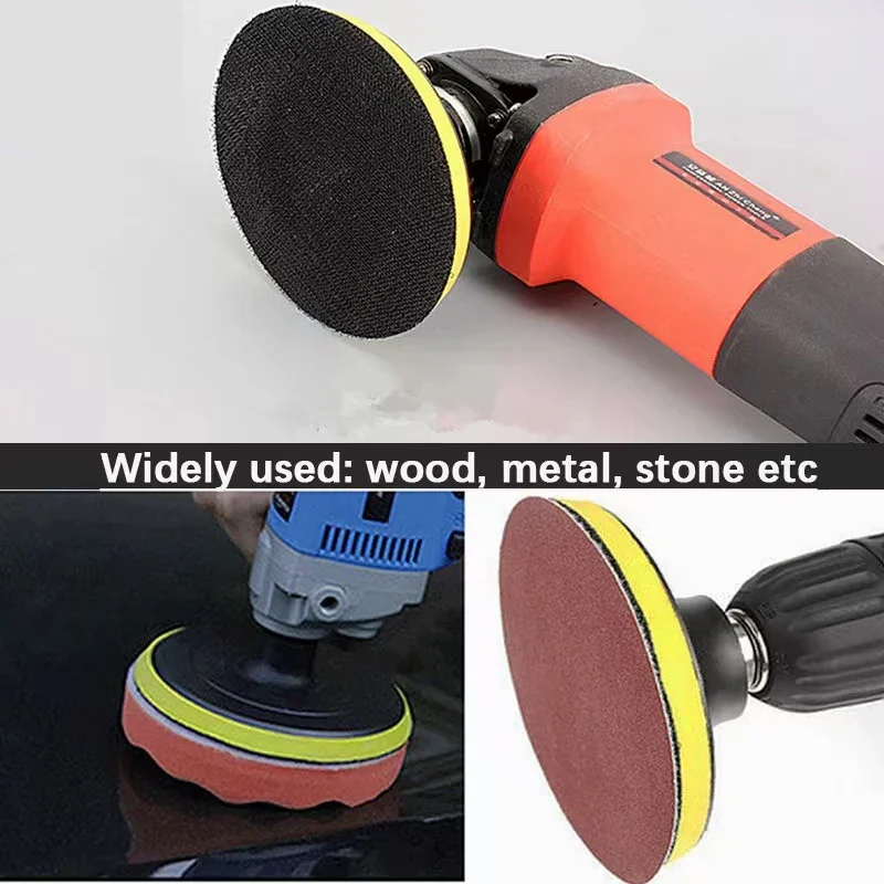 Angle Grinder Self-adhesive Disc Woodworking Polishing Water Grind Flocking Sandpaper Sheet Hand Grinder