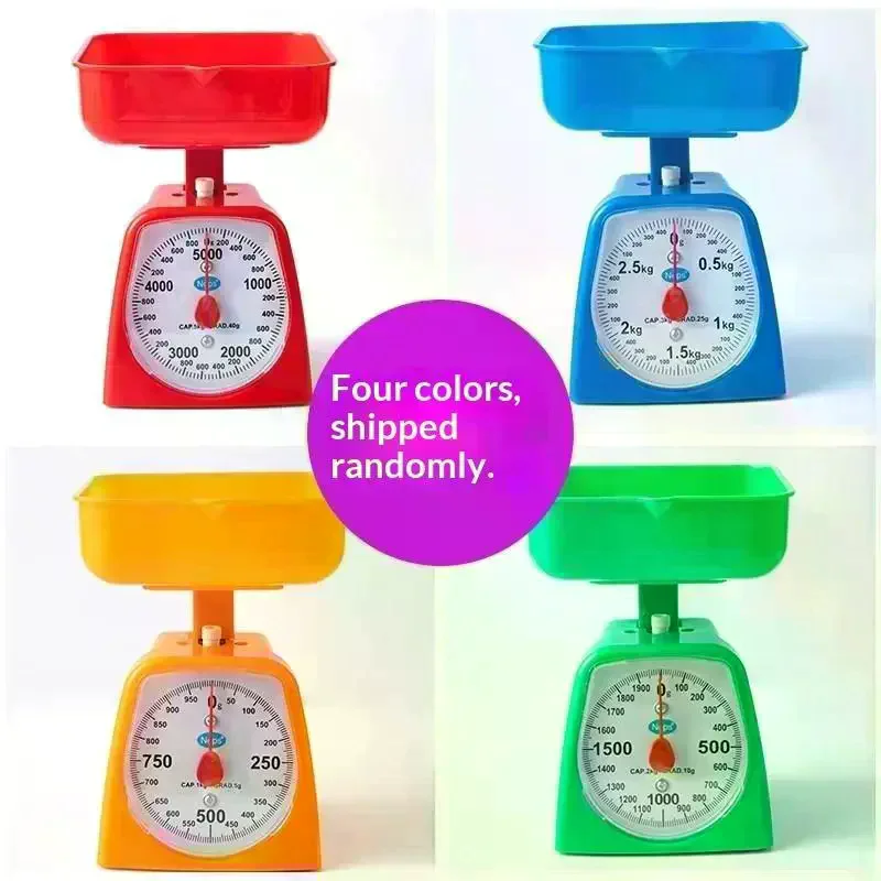 Mechanical Analog Food Weighing Scale High Accuracy Large Clear Dial For Home Kitchen Bakery School Teaching