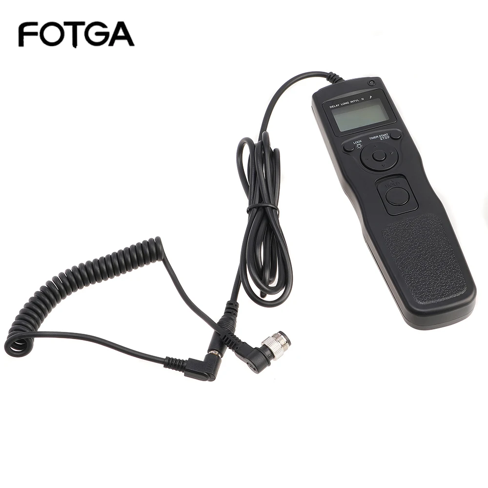 

FOTGA N1 C1 N3 S2 S1 UC1 LCD Timer Remote Shutter Release Cord for Canon EOS 60D 70D 80D 100D 760D 1300D 1200D 1100D 700D 650D