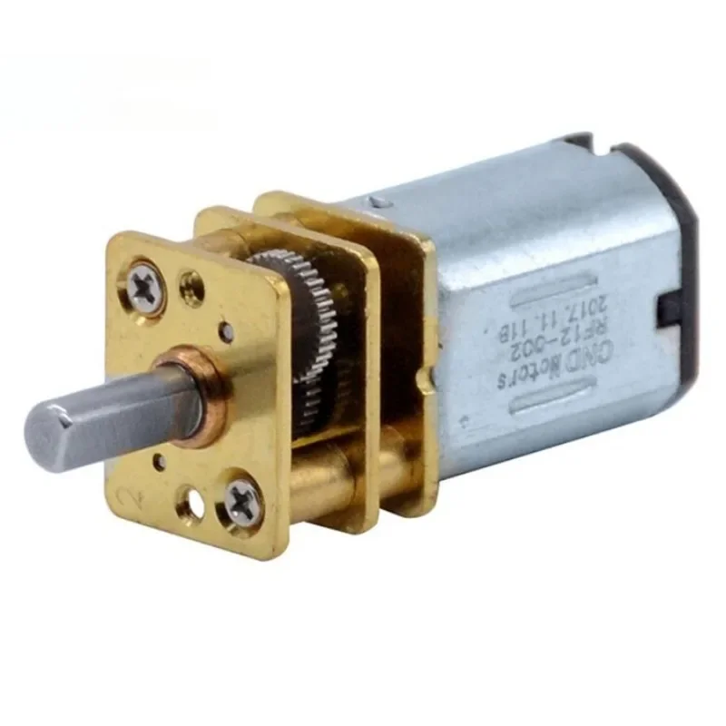 N20 Metal Gearbox Gear Motor DC3V 6V 12V 5rpm-1000rpm Slow Speed High Torque Electric Motor DIY Robot Car Eleltric Lock