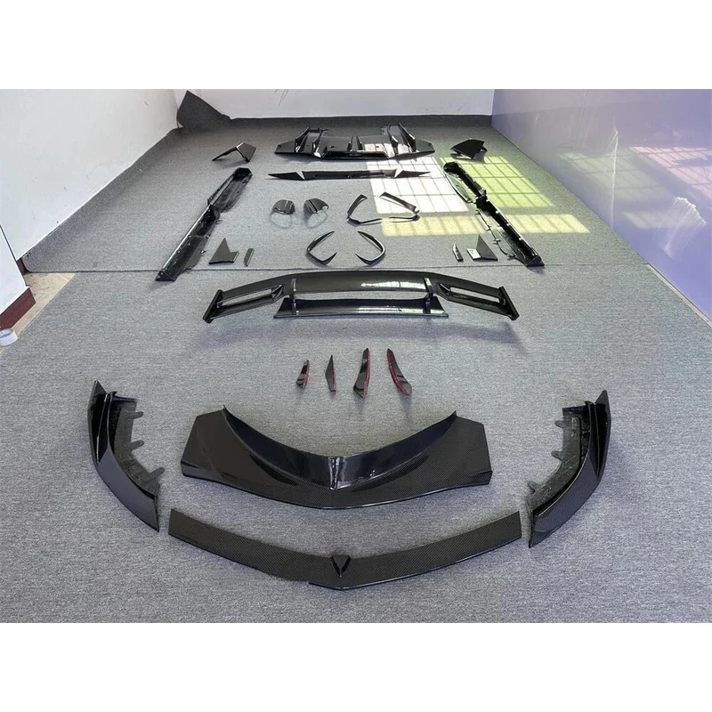 High Quality Dry Carbon Fiber for McLaren GT Upgrade P Style Front Lip Rear Diffuser Auto Parts Body Kit Tuning