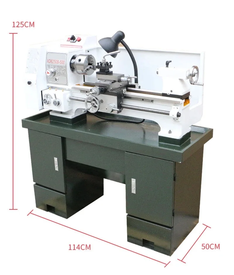 Industrial Lathe Household Machine Tools, High-Precision Lathe Metal Processing High-Power Machine