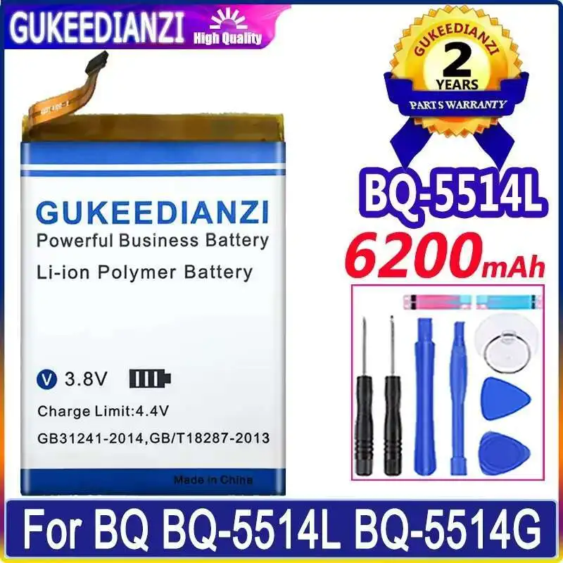

6200mAh For BQ BQ-5514L Strike Power 4G High-Capacity Mobile Phone Battery