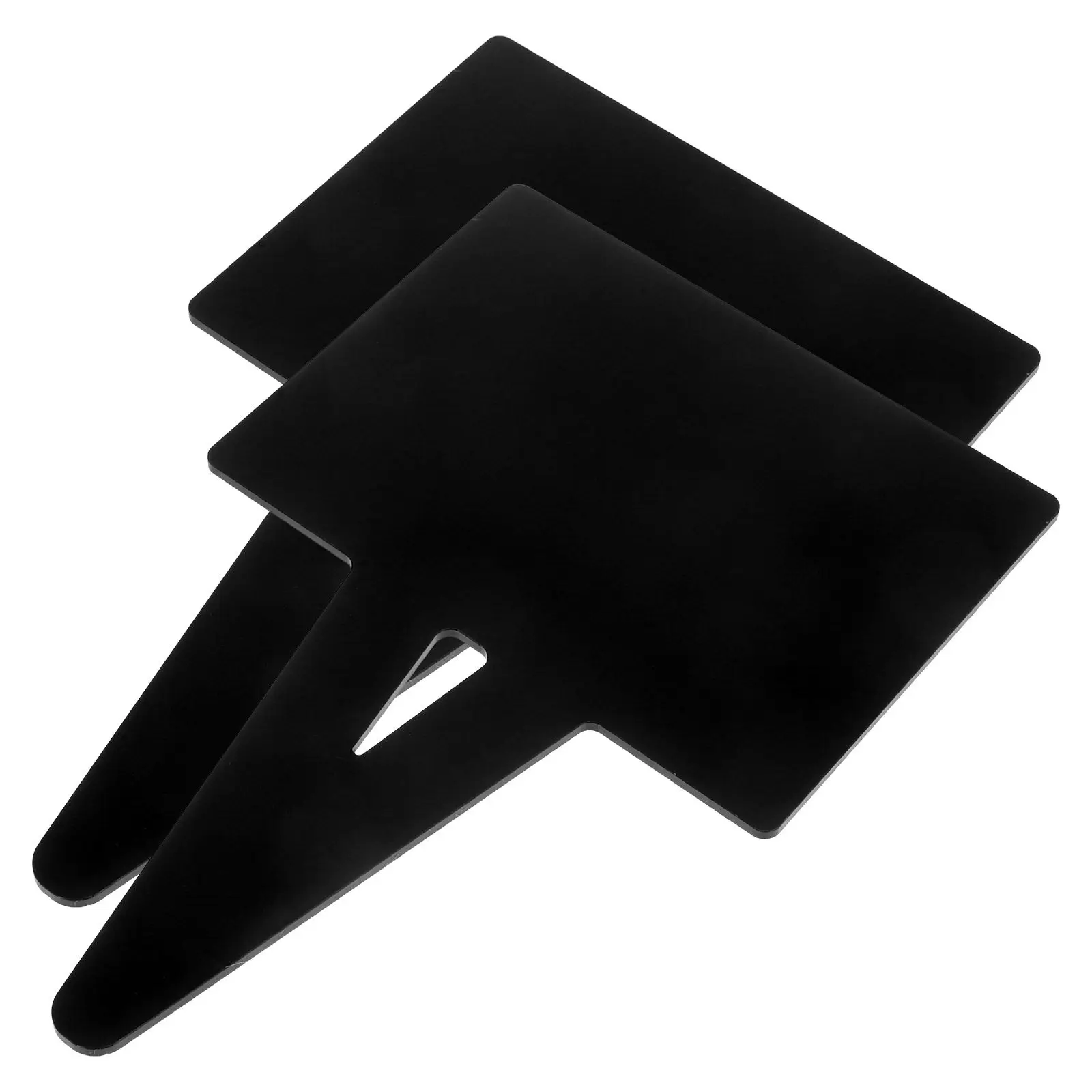 

2Pcs Price Label Board Acrylic Sturdy Reusable Writable Sign Board Stake for Price Display Store Supermarket Accessories
