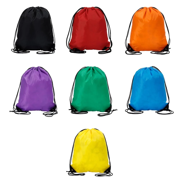 Drawstring Backpack Ball Holder Day Pack Large Gym Bag Cinch Sack Draw String Bag Rucksack for Women Adults Men Soccer Shopping AliExpress