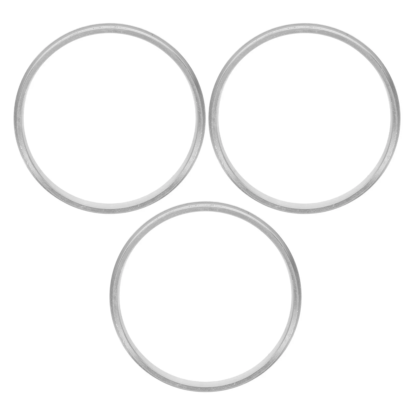 3Pcs 90Mm Aluminum Sealing Machine Gasket - Universal Cup Sealer Ring for Milk Tea Bubble Tea Machines Leakproof Easy Install