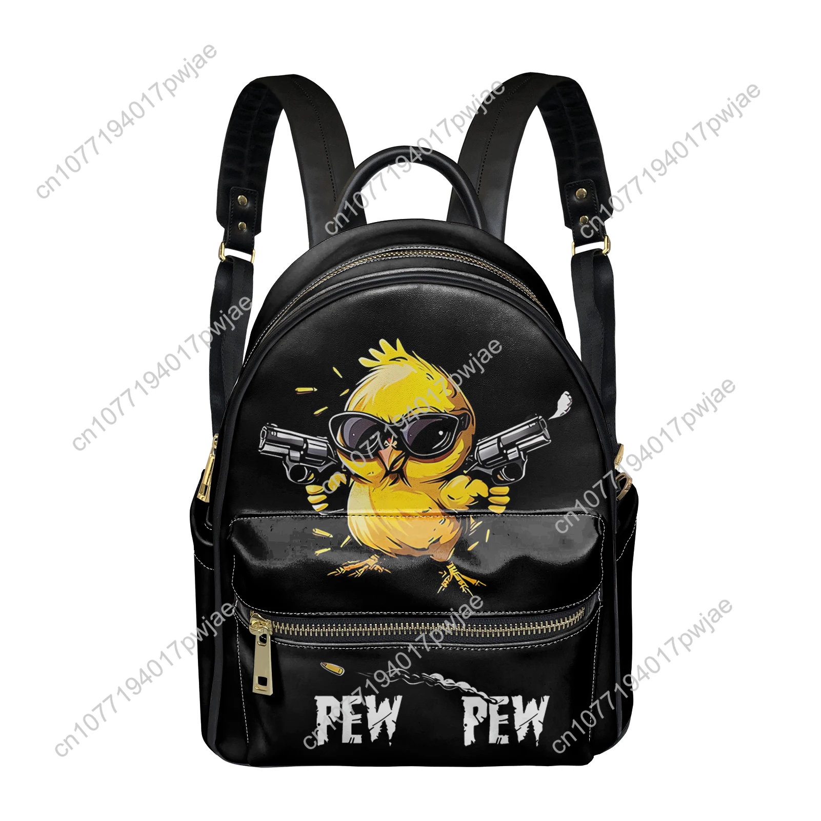 

Pew Pew Madafakas Fun Pattern Backpack Womens Men Personalized Double Shoulder Bag Business Travel Bookbag Rucksack Gift Daypack