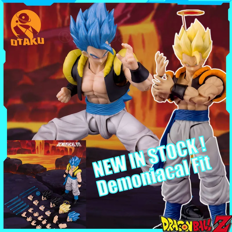 

New Demoniacal Fit Gogeta Figure Dragon Ball Shf Hero Waltz Ultimate Dance Gogeta Action Figure Collectible Model Figurine Toys
