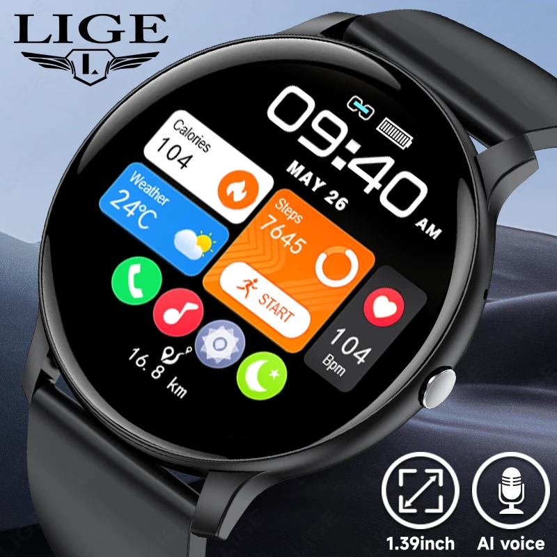 

New Bluetooth Call Men Smart Watch Women Sports Fitness Watches Heart Rate Health Monitoring Smartwatch Ladies For Android iOS