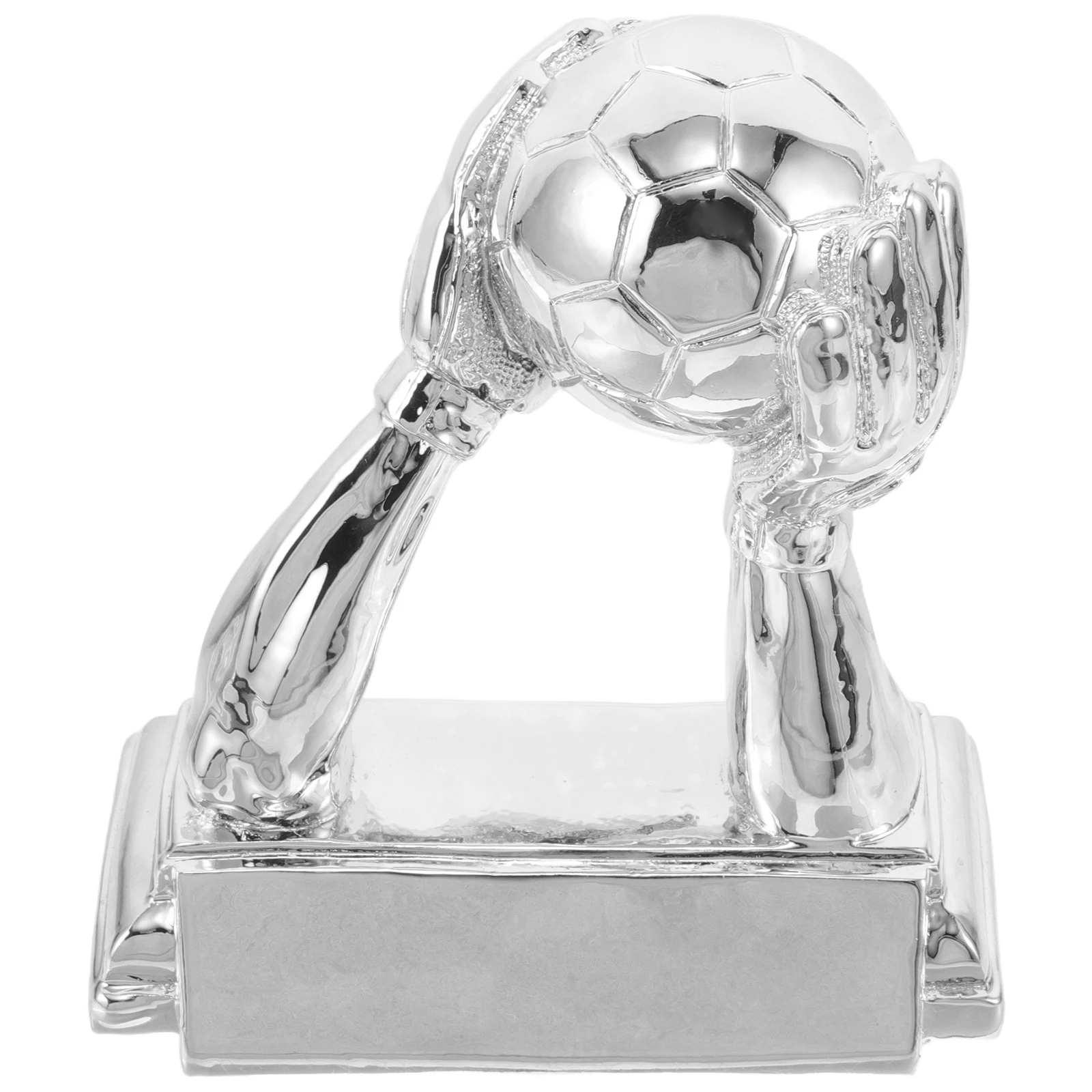 

Football Glove Trophy Award Souvenir Awards for Youth Silver Soccer Goalkeeper Trophies Gifts Child