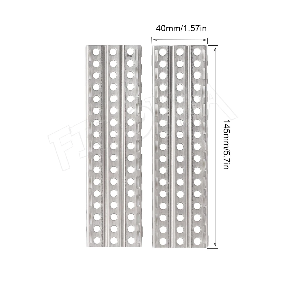 2 sztuk odzyskiwanie metali pokładzie błoto śnieg piasek drabiny dekoracji dla 1/10 gąsienica RC osiowe SCX10 TRX4 Tamiya CC01 D90 D110 TF2