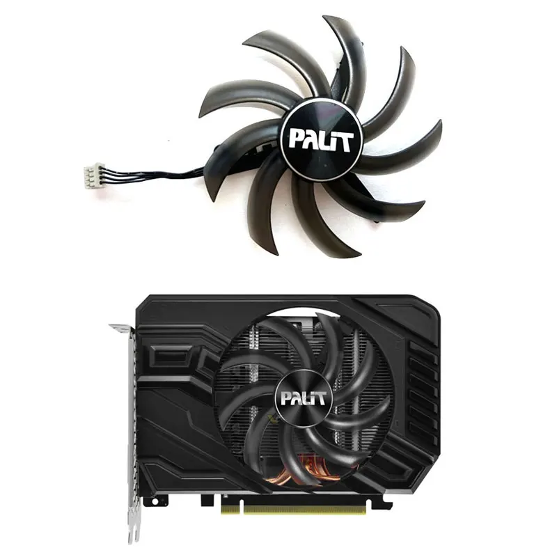 1 fan brand new for PALIT GeForce RTX2060 GTX1660 1660ti 1660S StormX OC graphics card replacement fan TH1012S2H-PAA01