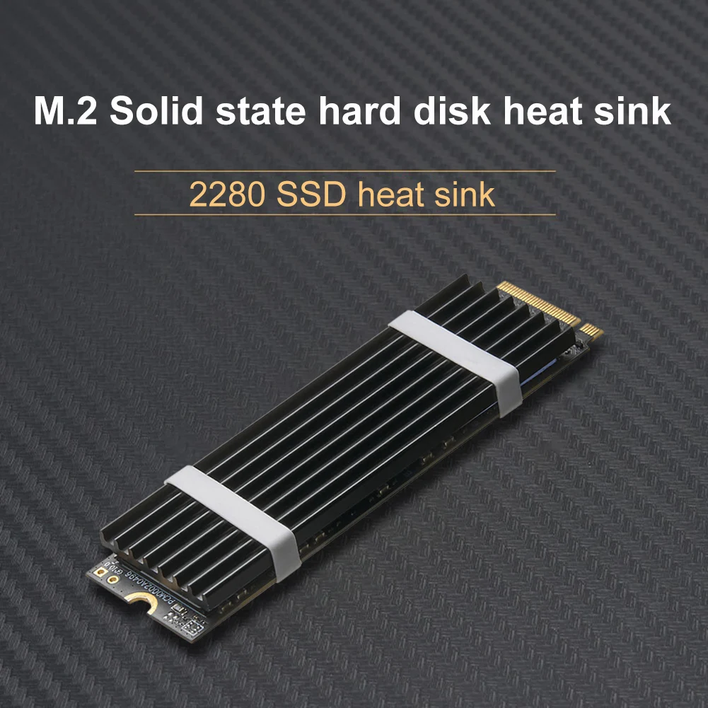 Radiador de calor SSD de Metal con tornillos, disipador de calor de unidad de estado sólido, accesorios para PC/escritorio para PS5 NVMe M.2 2280