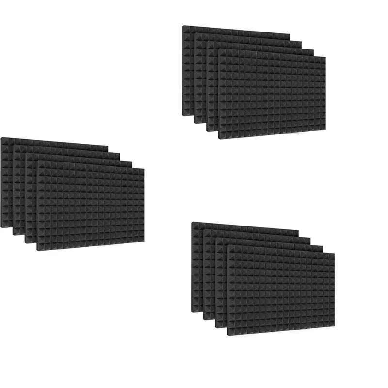 

AS94-72Pcs 30X30X2.5Cm Sound Insulation Cotton Sound Insulation Foam Sound Insulation Foam