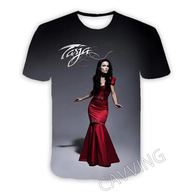 New Fashion Women/Men's 3D Print  Tarja Turunen  Casual T-shirts  Hip Hop Tshirts Harajuku Styles Tops Clothing   T02