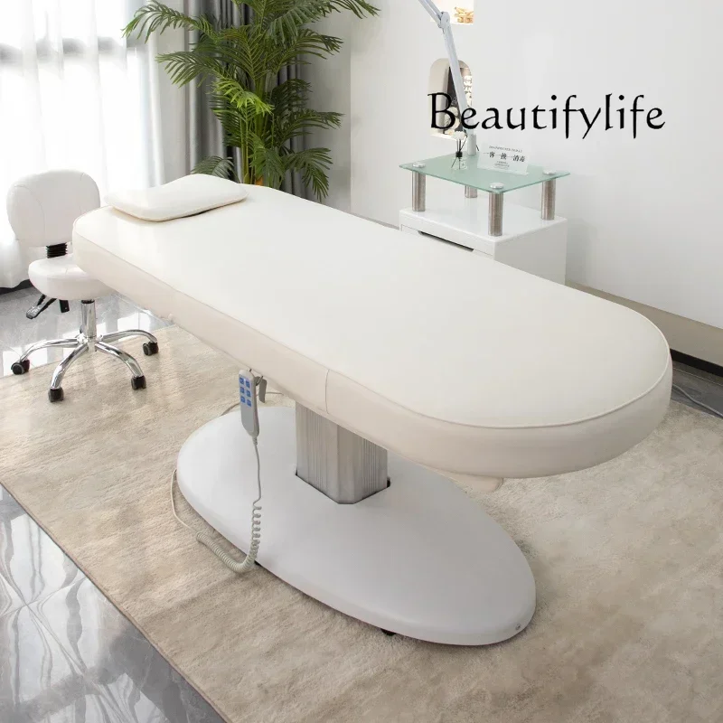 

Q электрическая косметическая кровать, многофункциональная подъемная кровать для салона красоты, специальная спа-массажная кровать, массажная кровать с татуировкой и вышивкой