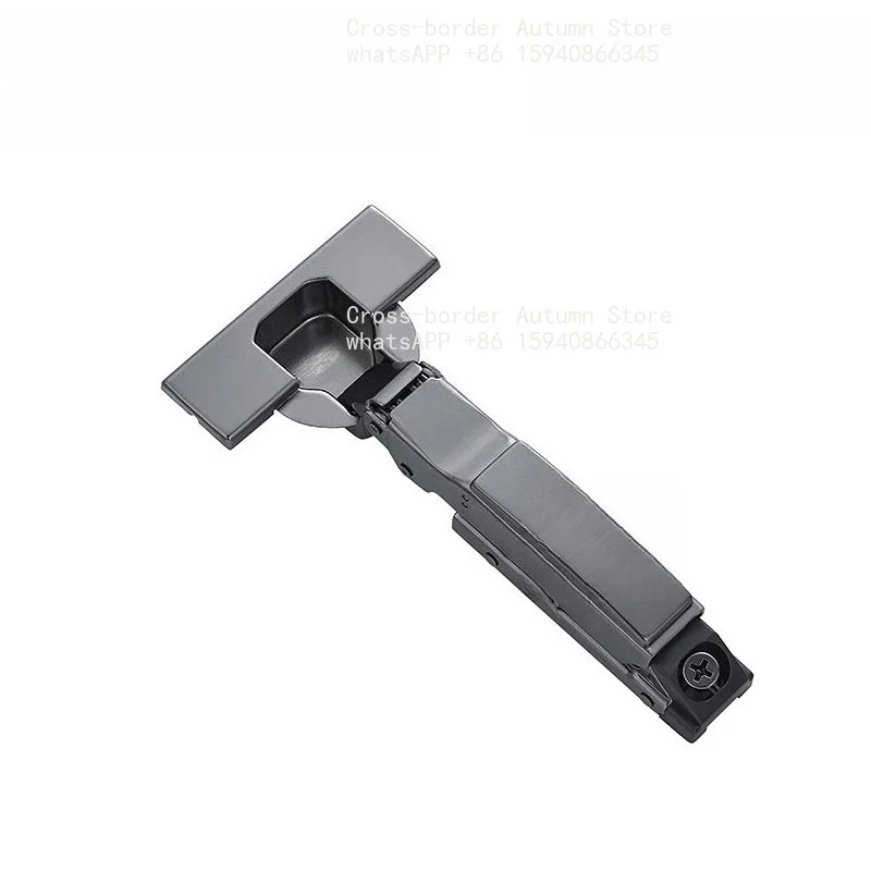 Damping hinge G1 series fixed two-dimensional one-word titanium three-stage force zero-angle damping hinge, straight arm fixed