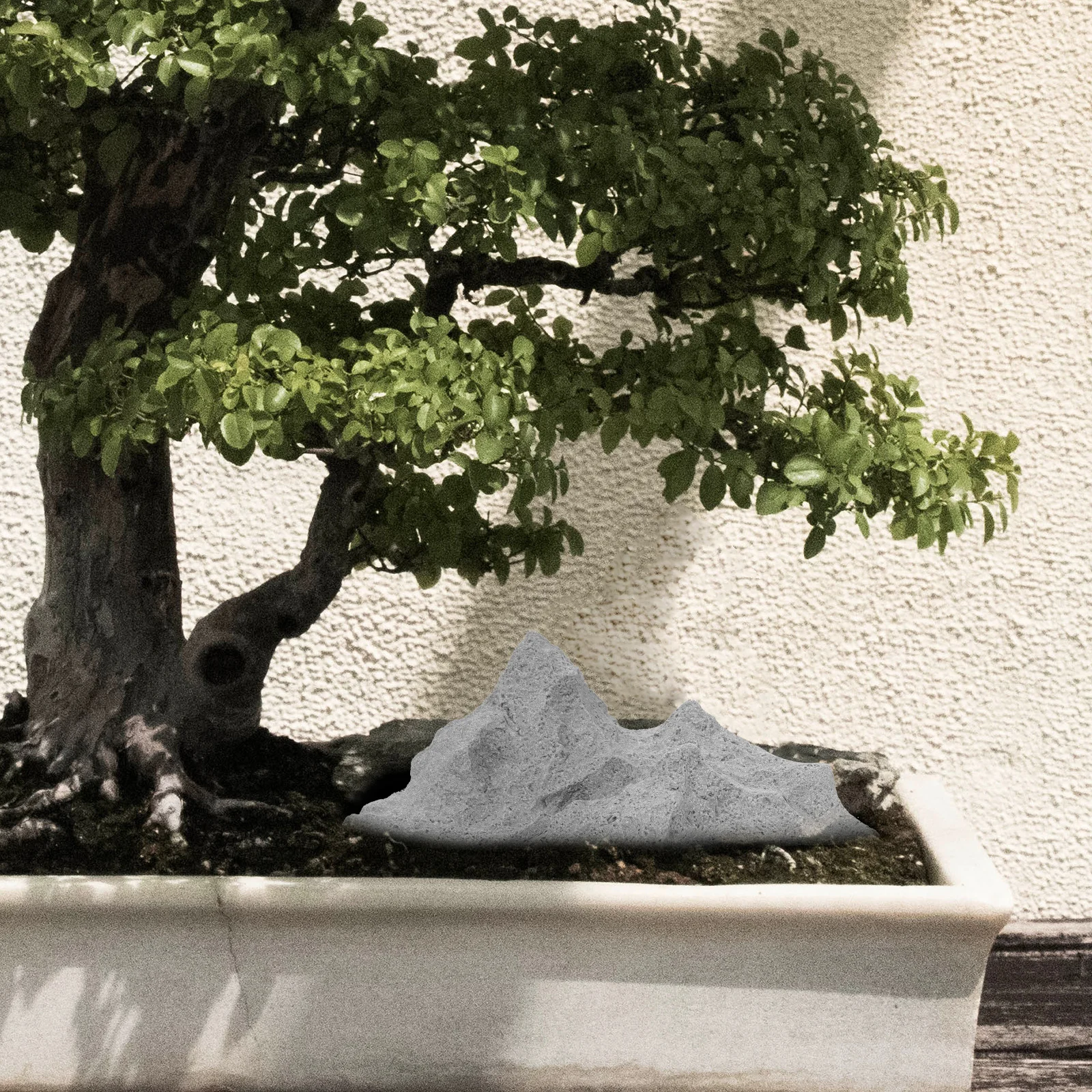 

Simulated Sandstone Rockery Ornament Garden Statue Decor for Outdoor Flowerpot Fish Tank Landscape Mountain Decoration Stone