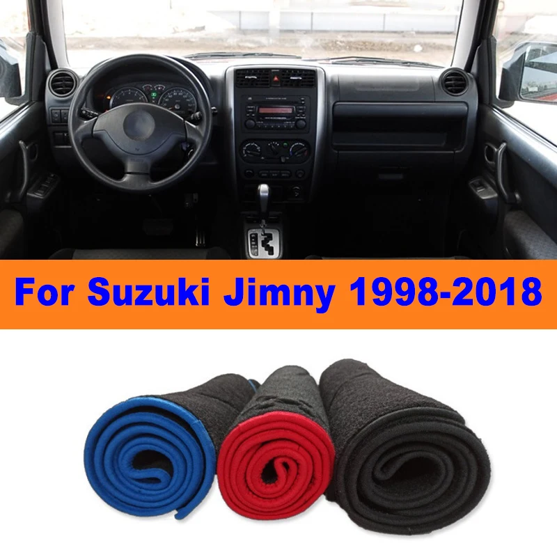 

Anti-Glare Dashboard Cover Dash Mat Non-Slip Sun Shade Pad Interior Protector For Suzuki Jimny 1998-2018 1999 Car Accessories