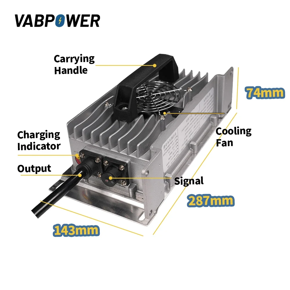 CE High power 9000w 24V 225A 36V 180A 48V 180A battery charger for electric vehicle/forklift/AGV/sightseeing bus CE certificate