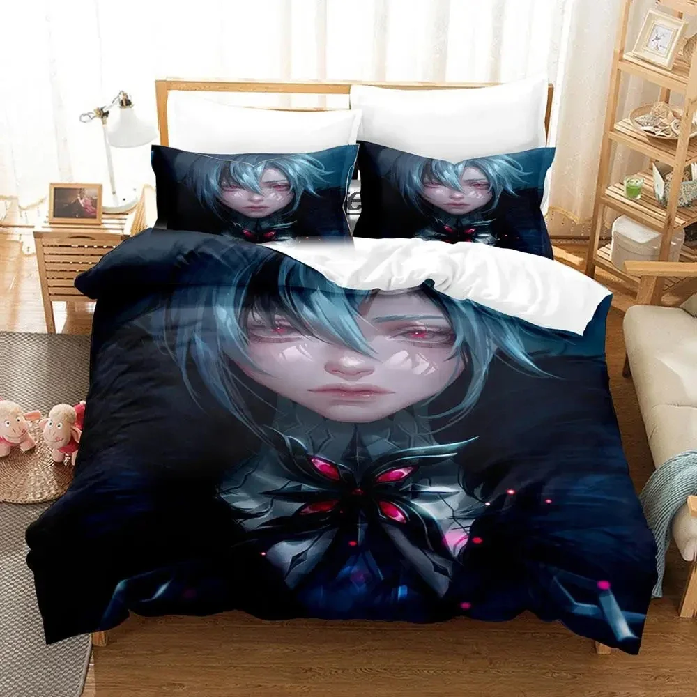 Anime Game Genshin Impact Arlecchino Bedding Set Duvet Cover Bed Set Quilt Cover Pillowcase Comforter king Queen Size Boys Adult