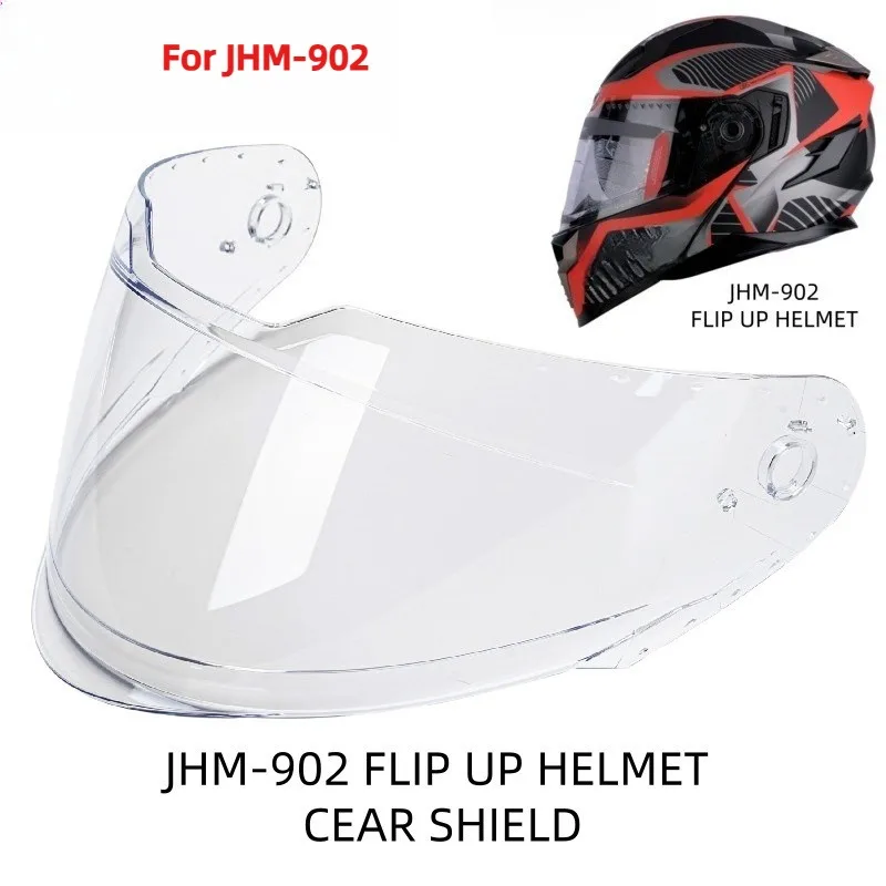 Flip Up Helmet Shield For JHM-902 Replacement Motorcycle Helmet Visor Kaciga Casco Moto Tapecete Helmet Replacement Parts