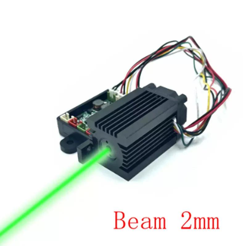 532nm 200mW Green Coarse Beam/Fine light Laser Module TTL
