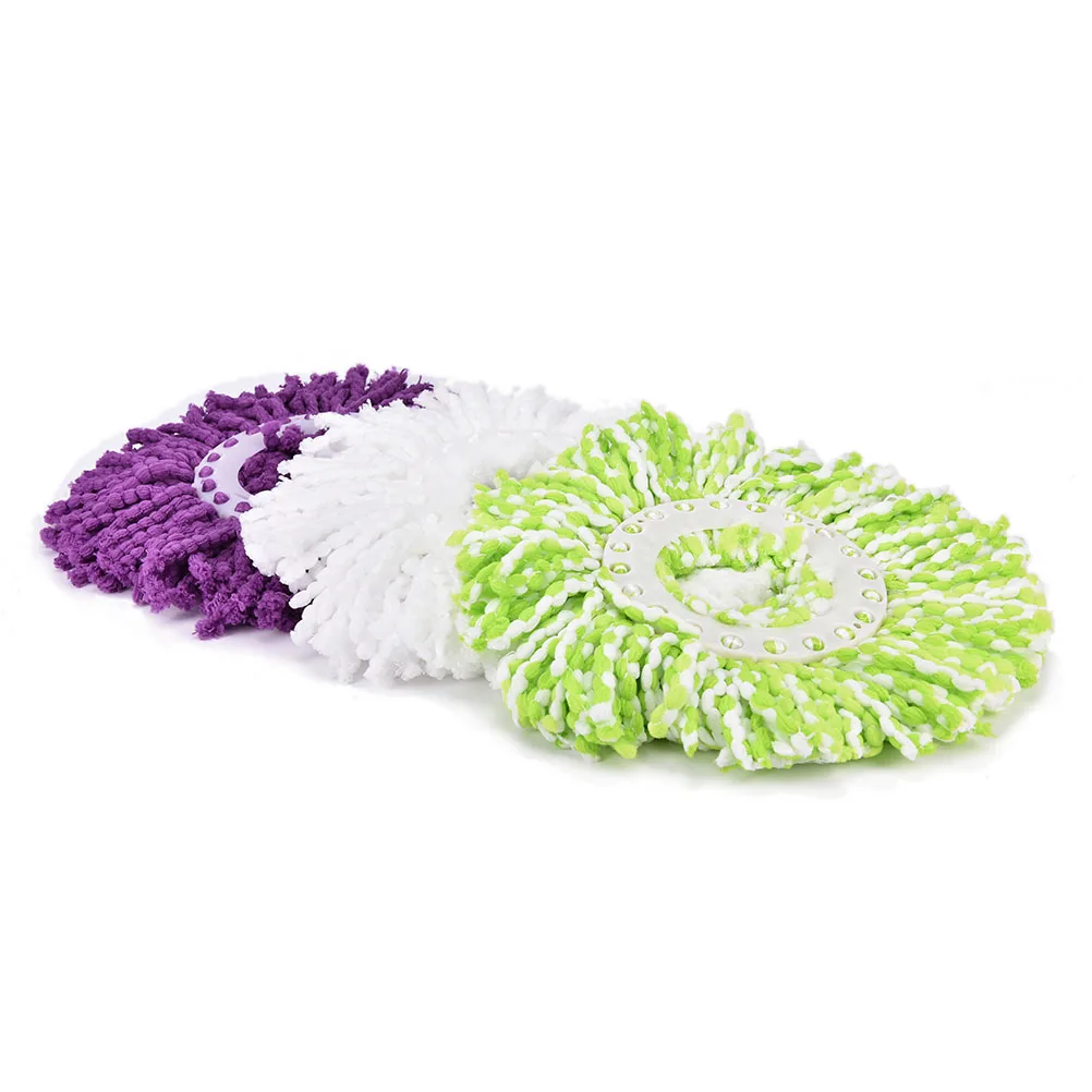 1 Pc New Household Magic Replacement Refill 360 Degree Spin Cleaning Pad Microfiber Mop Head