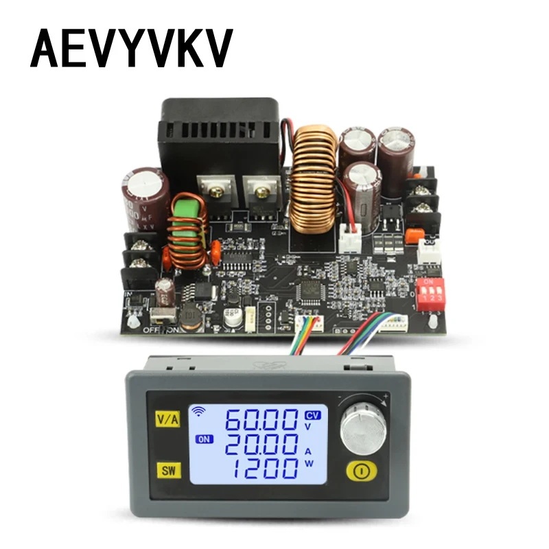 XY6020L CNC Adjustable Direct Current Stabilized Voltage Power Supply Base Plate Constant Voltage and Current Step-down Module