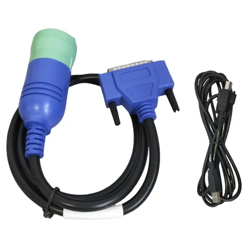 [B24B!】 For CNH DPA5 Electronic Service Tools 9 Pin+ OBD Cable USB Agricultural Diagnostic Scanner Equipment