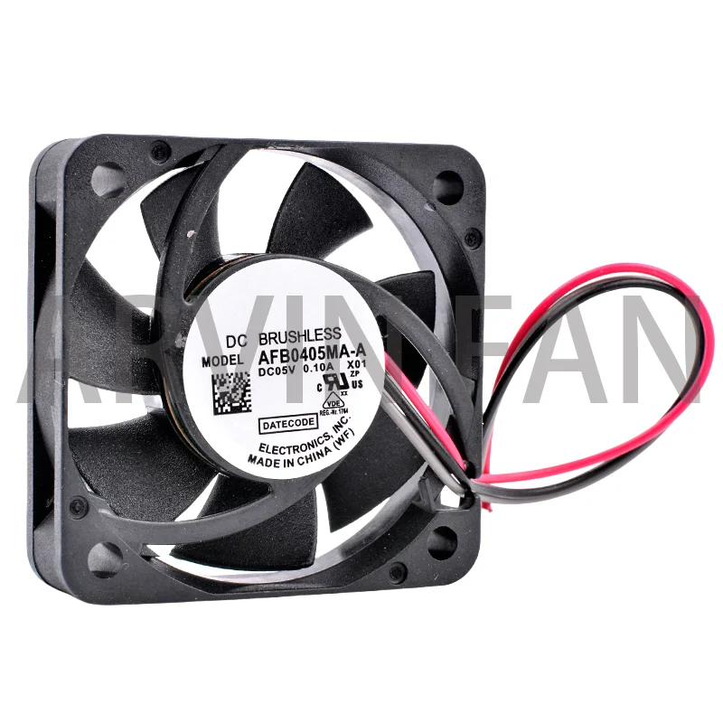 Brand New Original AFB0405MA-A 4cm 40mm Fan 40x40x10mm DC5V 0.10A Dual Ball Bearing 3-line Cooling Fan For Micro Device Router