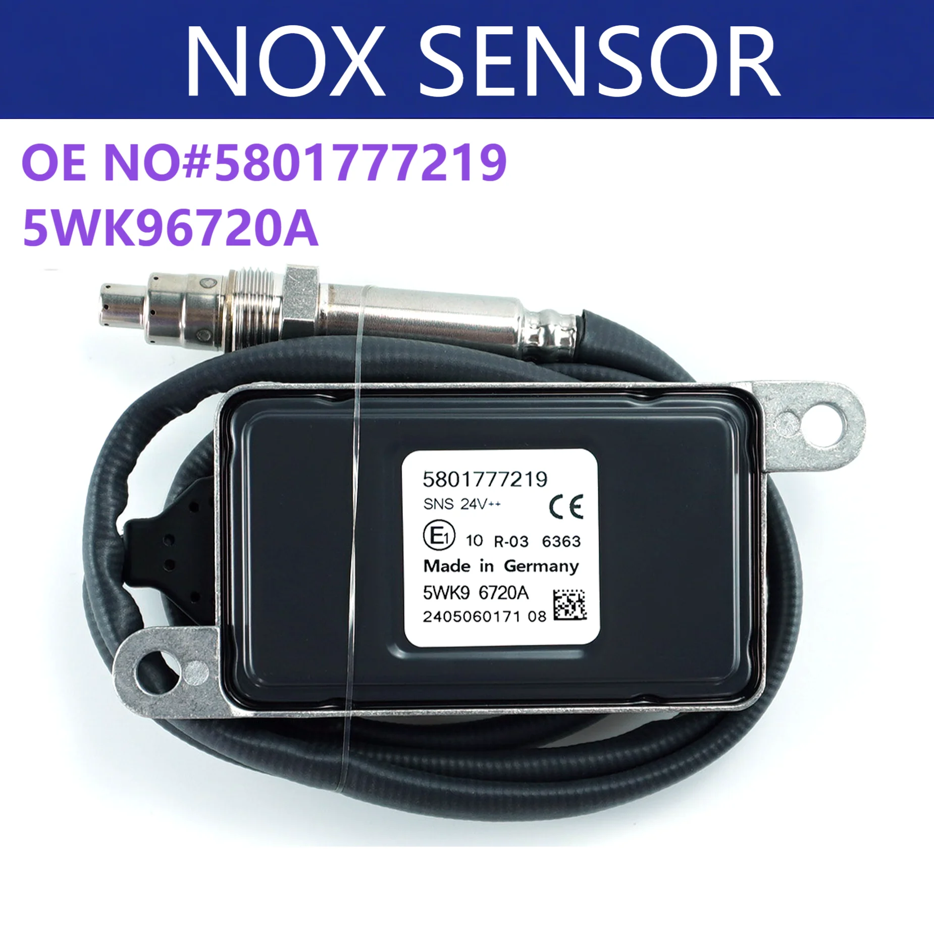 

5801777219 5WK96720A Nitrogen Oxide Nox Sensor for IVECO Trucks Buses Diesel Exhaust Gas Detection 5WK9 6720A