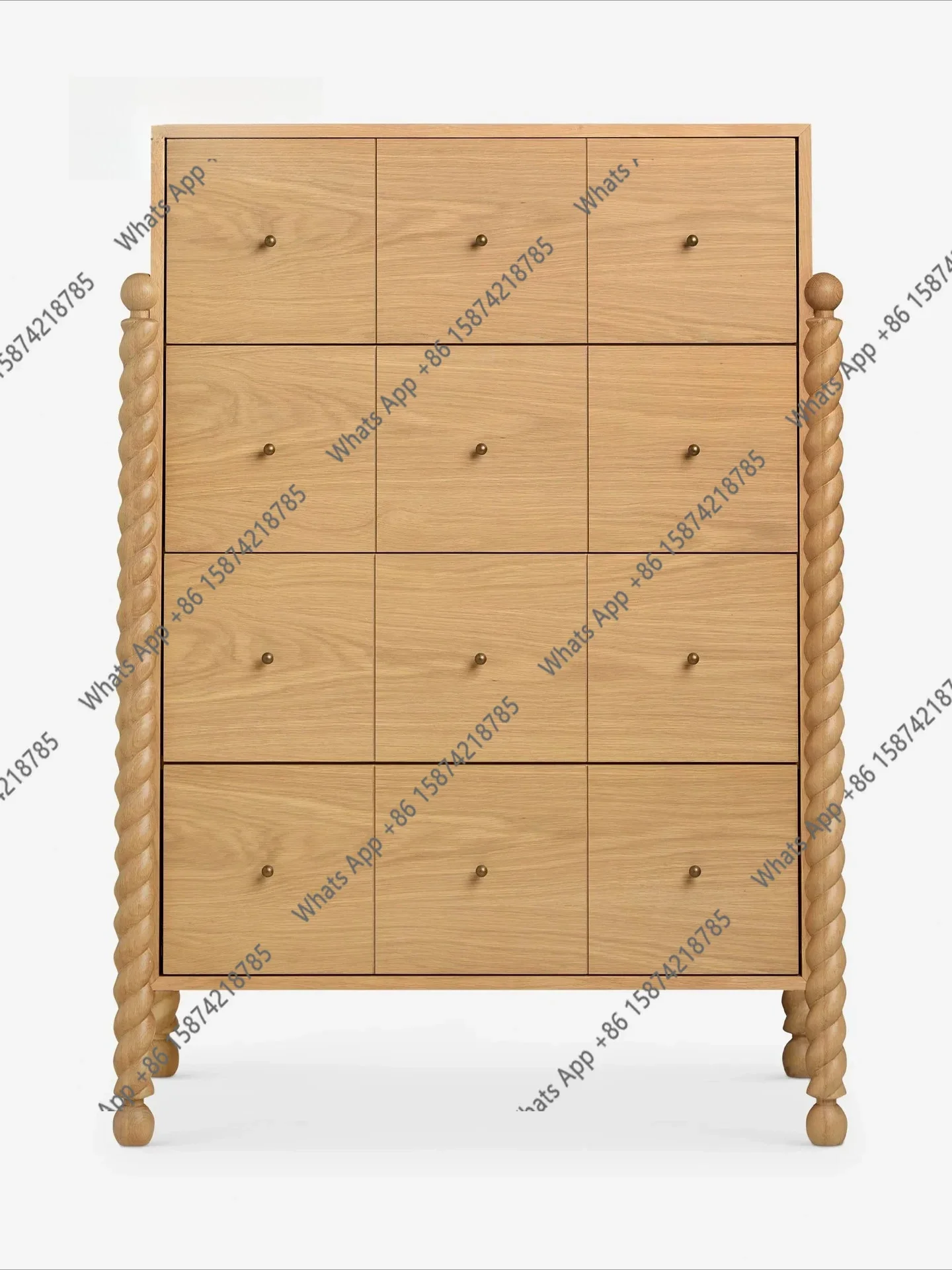 Co Designer Second-hand Chest Of Drawers, Bedroom Living Room, Solid Wood, Second-hand Wall-mounted Storage Cabinet, Light Luxur
