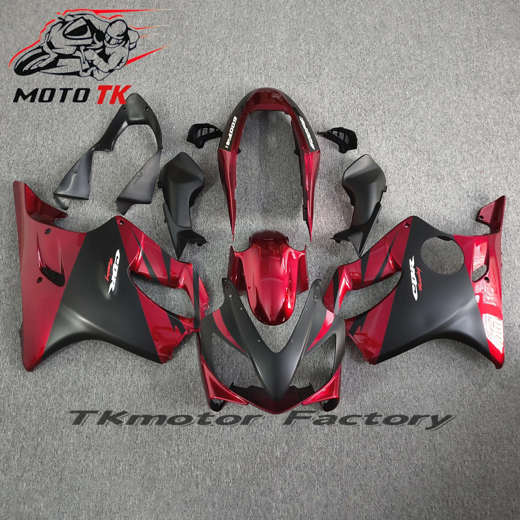 Custom Fairings Kit for HONDA CBR600F F4I 2004 2005 2006 2007 CBR600 F Injection Green Black Bodywork Set