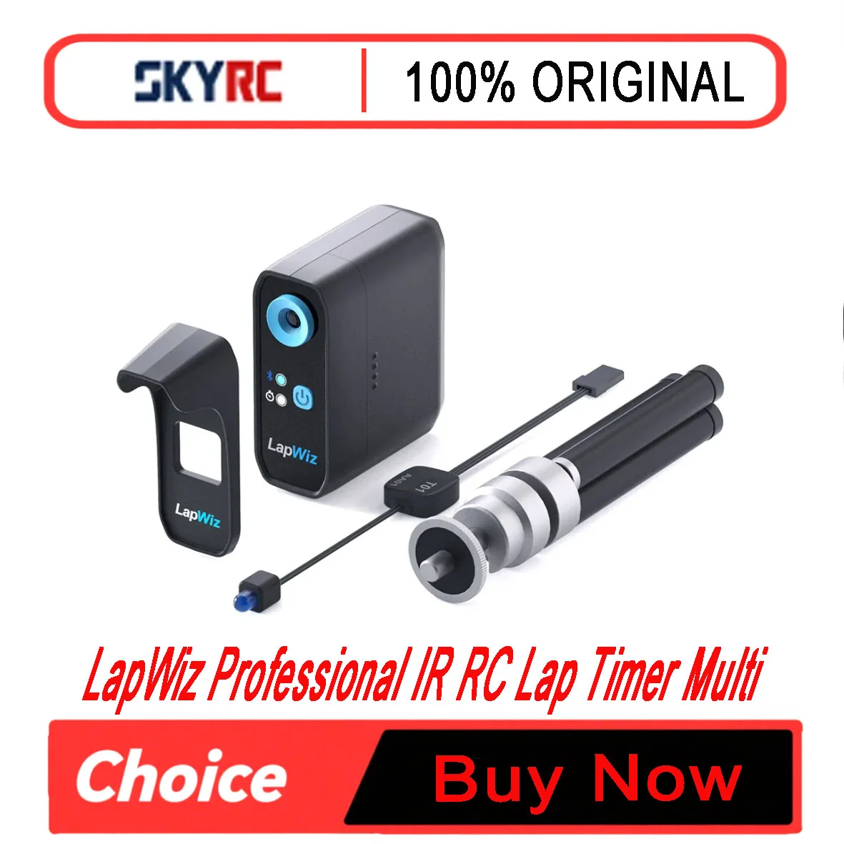 SKYRC LapWiz Professional IR RC Lap Timer Multi-Car ID Mgmt Screen Cast Voice Prompt OTA Upgrade for Mini-Z 1/10 RC Racing