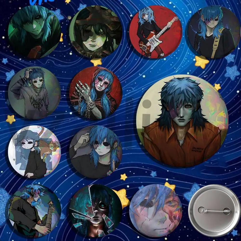 S-Sally Face Sal Badges 25 32 44 58 75 mm Round Customizable Wholesale Fan goods Self-made fan freebies TH