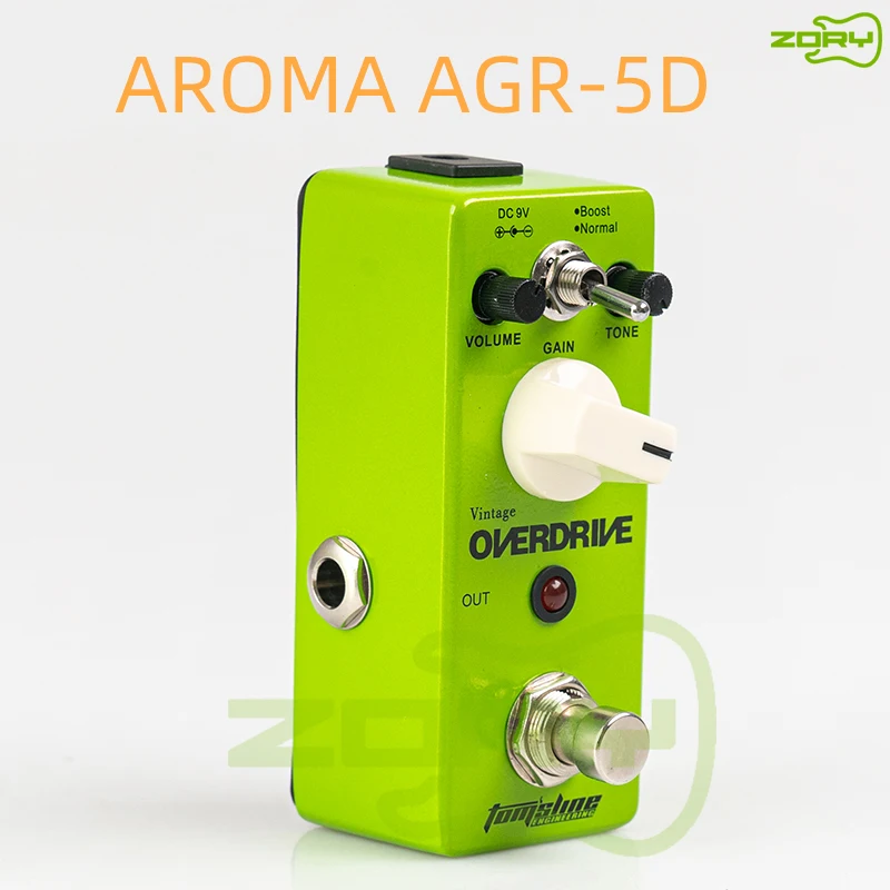 AROMA AGR-5D GREENIZER Vintage Overdrive Mini Analogue Effect True Bypass Guitar Pedal