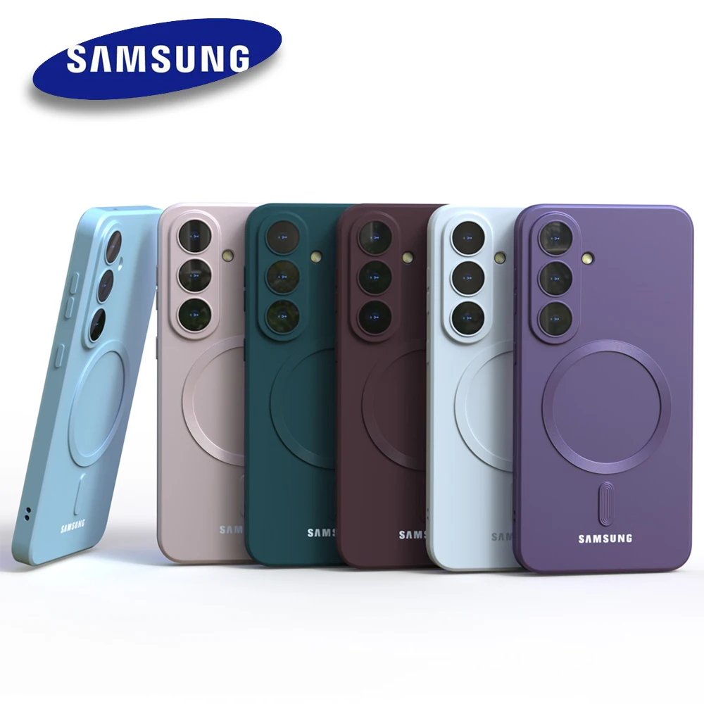 For Samsung Galaxy S26 S23 S22 Plus S25 S24 FE Ultra A57 A56 A55 A54 A17 Magnetic Case Shockproof Protective Back Cover Funda