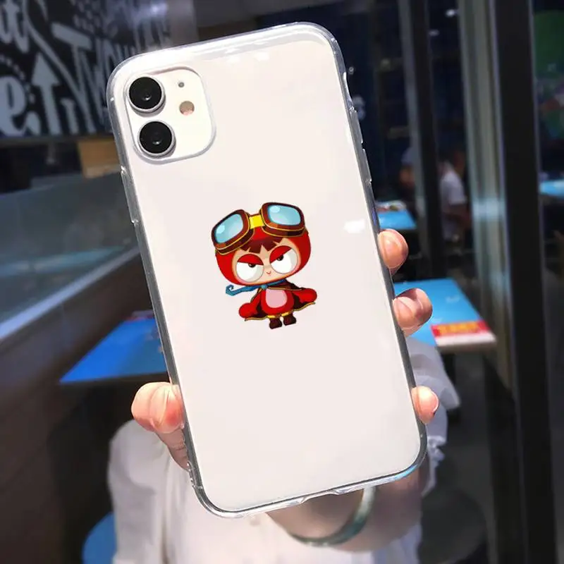 Crazy Arcade Game Phone Case For iPhone 11 12 Mini 13 Pro XS Max X 8 7 6s Plus 5 SE XR Transparent Shell