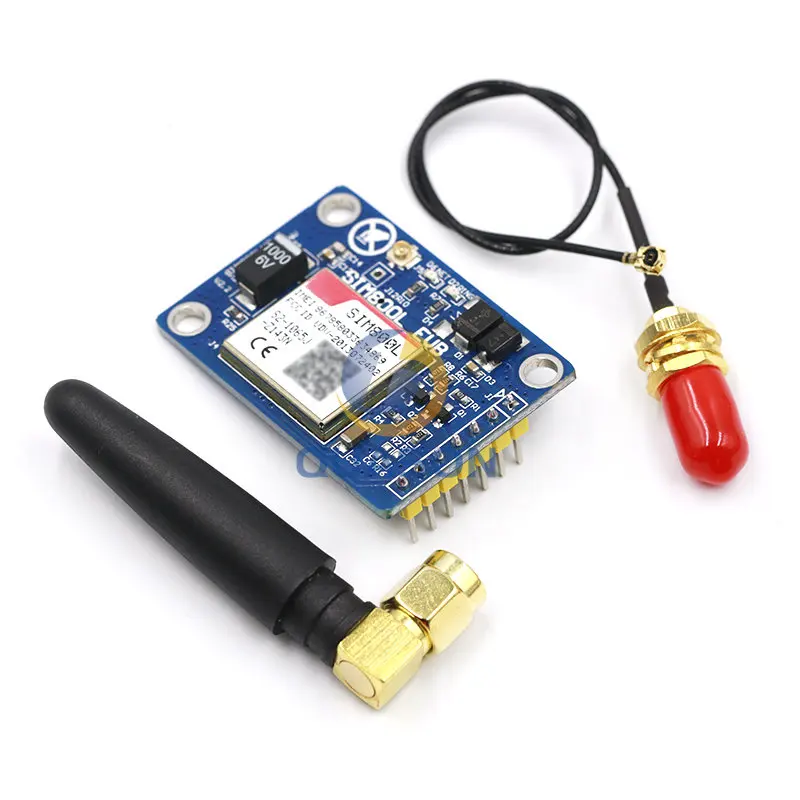 SIM800L V2.0 5V Wireless GSM GPRS modulo Quad-Band con cappuccio cavo Antenna per Arduino