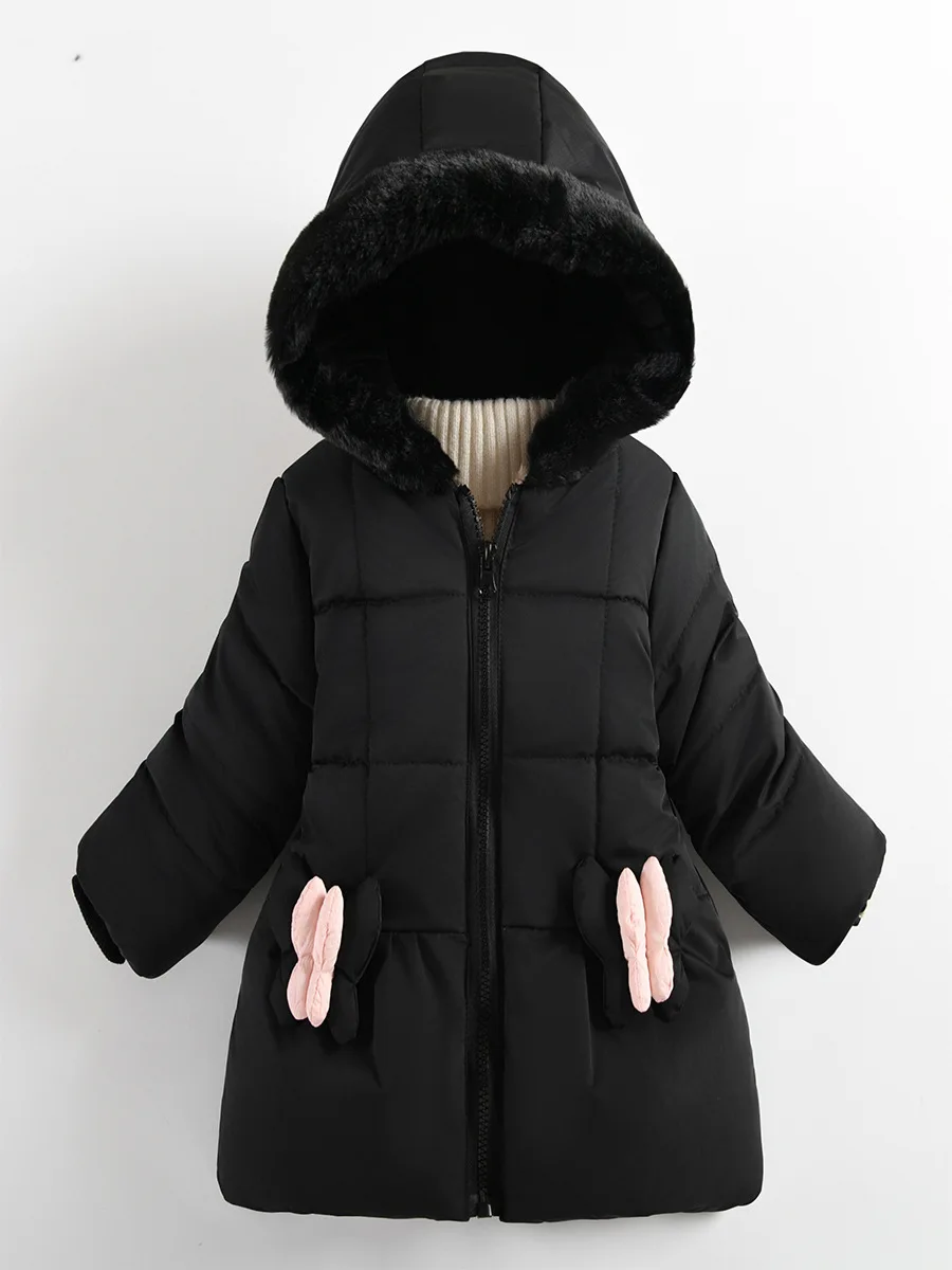 

Korean Baby girl Winter Jacket Thickened Cotton Children's Warm Coat baby Children's Winter Jacket Children's Coat