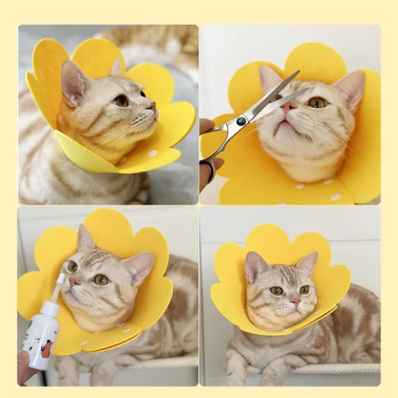 Pet Protective Collar Dog Neck Cone Recovery Cone Collar for Anti-Bite Lick Surgery Wound Healing Cat Dogs Health Medical Circle