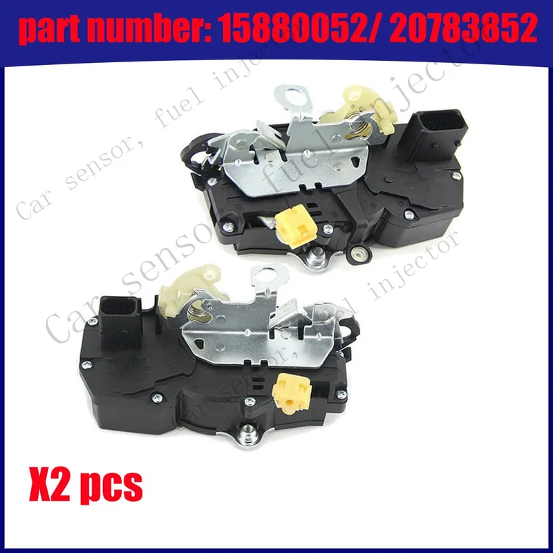 Q+ Door Lock Actuator Latch Front Left + Right Set For GMC Sierra Chevy Silverado
