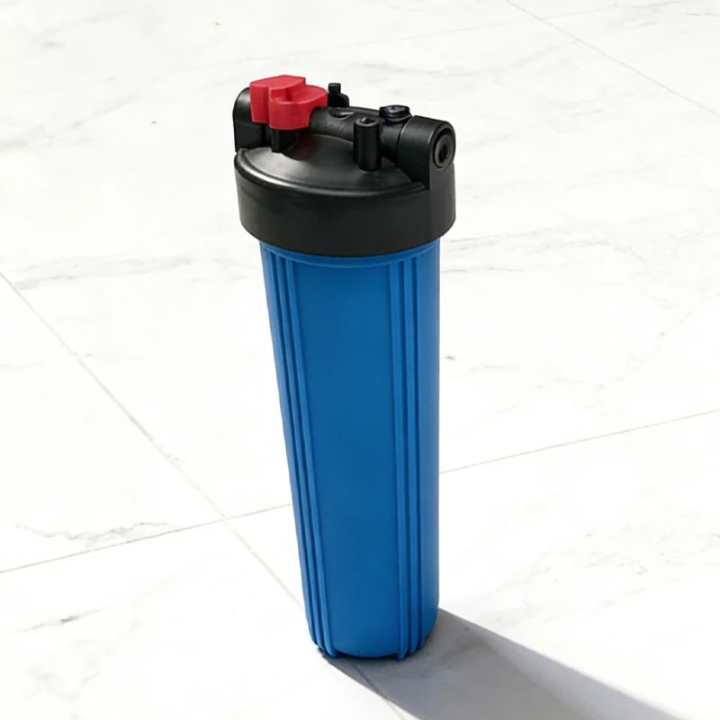 10-Inch Stainless Steel Self-Cleaning Water Filter Housing 3 Filtration Stages for Easy Visual Inspection Cartridge