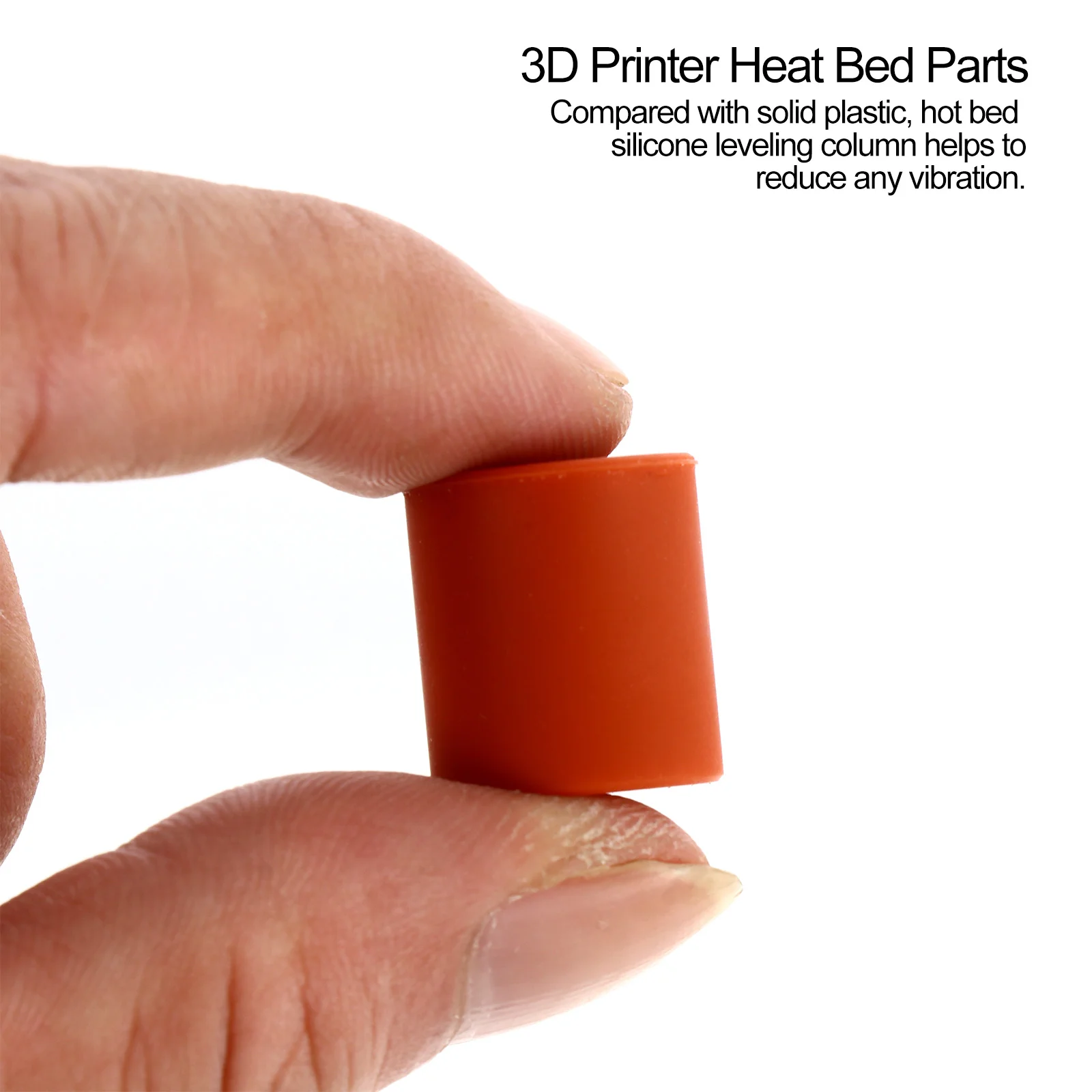 Printer Shock Absorber Heat-Resistant Silicone Buffer Solid Bed Mounts Column 3D Accessories Hot Tool Printers